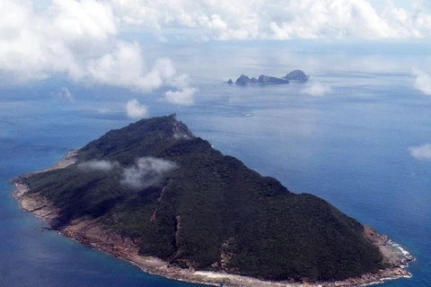 Quần đảo tranh chấp trên biển Hoa Đông mà Nhật Bản gọi là Senkaku còn Trung Quốc gọi là Điếu Ngư. (Nguồn: AFP/TTXVN)