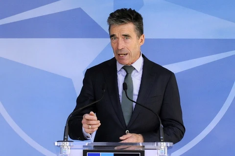 Tổng Thư ký NATO Anders Fogh Rasmussen. (Nguồn: AFP/TTXVN)