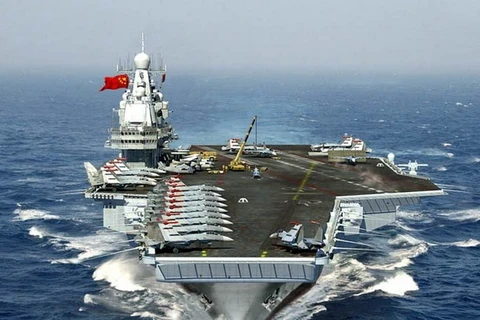 Tàu sân bay của Trung Quốc. (Nguồn: AP)