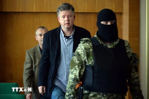 Quan sát viên OSCE lại bị bắt giữ ở miền Đông Ukraine