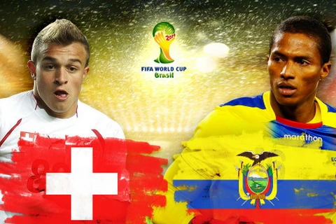 Thụy Sĩ - Ecuador: Thế trận công-thủ trái ngược 