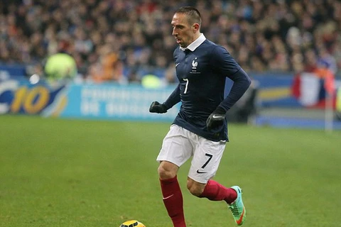 Franck Ribery sợ mũi tiêm của các bác sĩ đội tuyển Pháp