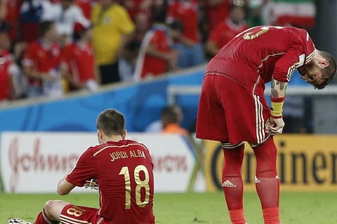 [Photo] Chile biến nhà vô địch Tây Ban Nha sớm thành cựu vương