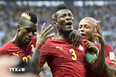 “Những ngôi sao Đen” Ghana tạo nên bất ngờ trước tuyển Đức
