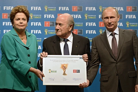 Tổng thống Nga Putin nhận quyền đăng cai World Cup 2018
