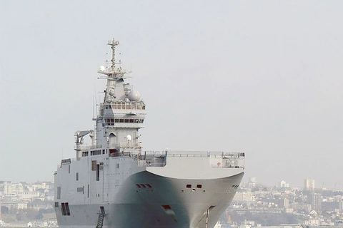 Chính quyền Mỹ phản đối Pháp bán tàu chiến Mistral cho Nga
