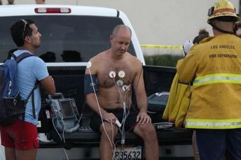 Chín người thương vong do bị sét đánh trên bãi biển California