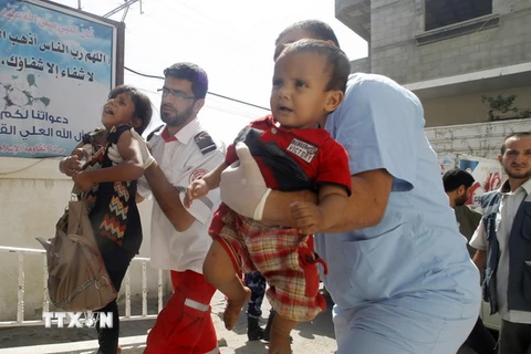 Lệnh ngừng bắn nhân đạo 72 giờ tại Gaza đổ vỡ chỉ sau vài giờ