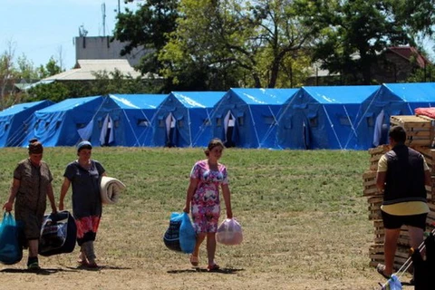Số người dân Ukraine sang Nga lánh nạn ngày càng tăng mạnh