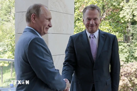 Tổng thống Nga và Phần Lan hội đàm về quan hệ song phương