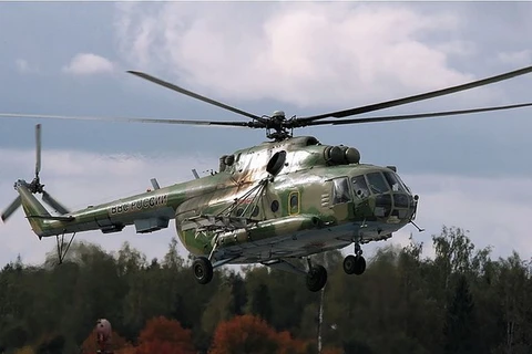 Máy bay trực thăng Nga tới Trung Quốc tham gia tập trận chung