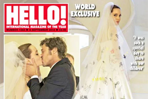 Những hình ảnh đầu tiên về đám cưới Brad Pitt-Angelina Jolie
