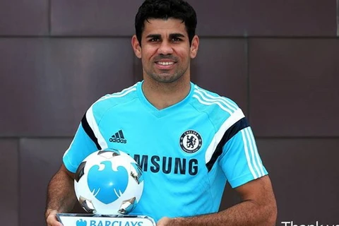 Diego Costa nhận danh hiệu Cầu thủ xuất sắc nhất Premier League