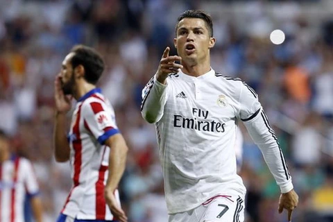 Ronaldo tái diễn hành động thô thiển đối với cầu thủ Atletico