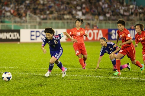 Bán kết Việt Nam - Nhật Bản 0-3: Ấn tượng Đặng Thị Kiều Trinh