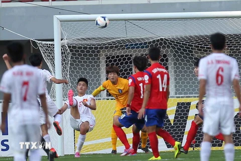 [Photo] U19 Việt Nam thất bại trước nhà vô địch U19 Hàn Quốc