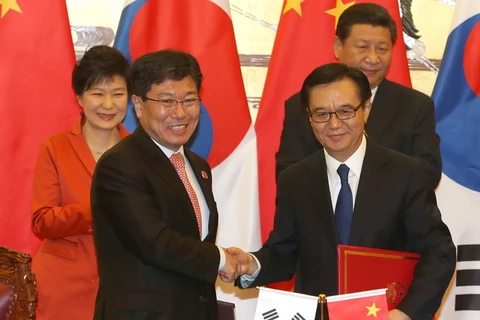 Trung Quốc và Hàn Quốc đã cơ bản hoàn tất đàm phán về FTA