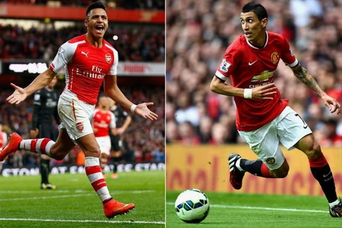 Sanchez - Di Maria: Ai sẽ định đoạt "đại chiến" Arsenal-M.U?
