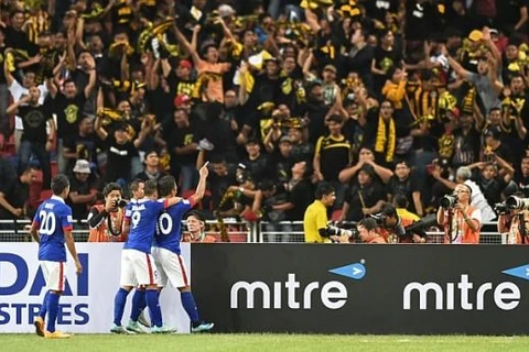 [Video] Malaysia thắng kịch tính Singapore để đối đầu Việt Nam