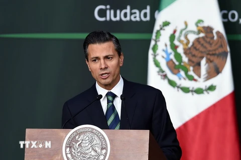 Uy tín của Tổng thống Mexico Pena Nieto xuống thấp kỷ lục