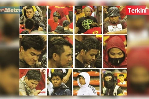 Malaysia truy tìm hooligan đã tấn công cổ động viên Việt Nam