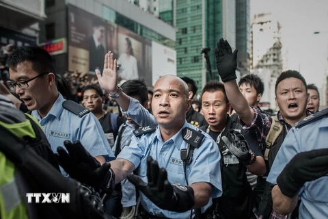 Cảnh sát Hong Kong lên kế hoạch giải tán đám đông biểu tình