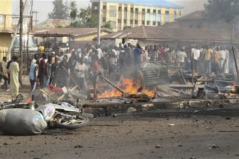 Hàng chục người thương vong trong vụ đánh bom ở Nigeria