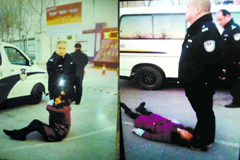 Cư dân mạng phẫn nộ khi cảnh sát Trung Quốc đánh chết một phụ nữ