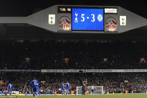 Tottenham "chôn vùi" tham vọng của Chelsea tại White Hart Lane