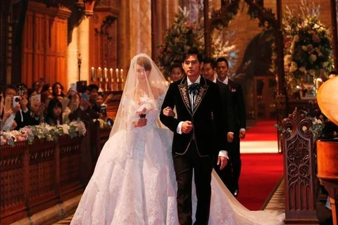 Cận cảnh đám cưới của "ông hoàng nhạc Pop" Châu Kiệt Luân