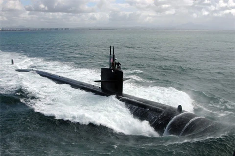 Mỹ điều tàu ngầm hạt nhân tham gia tập trận chung với Hàn Quốc