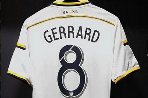 LA Galaxy chính thức công bố số áo của tiền vệ Steven Gerrard