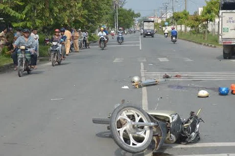 Quảng Nam: Tai nạn giao thông nghiêm trọng, 2 người chết tại chỗ