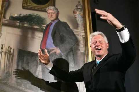 Tranh chân dung Bill Clinton chứa ẩn dụ về vụ bê bối Lewinsky