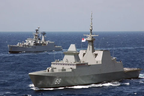 Hải quân Singapore, Malaysia kết thúc cuộc tập trận mang tên Malapura