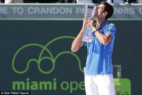 Hạ Andy Murray, Novak Djokovic lần thứ 5 lên ngôi Miami Open