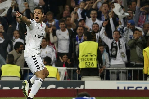 [Photo] Cận cảnh Chicharito rực sáng đưa Real Madrid vào bán kết