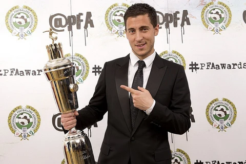 Tiền vệ Eden Hazard giành giải thưởng Cầu thủ xuất sắc nhất năm