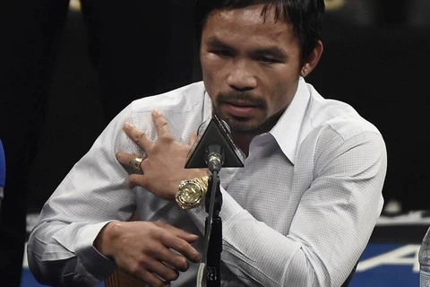 Pacquiao đối mặt án phạt vì gian dối trước trận gặp Mayweather