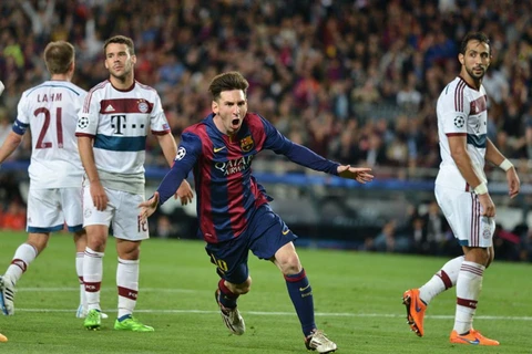 Messi trở thành chân sút vĩ đại nhất lịch sử Champions League