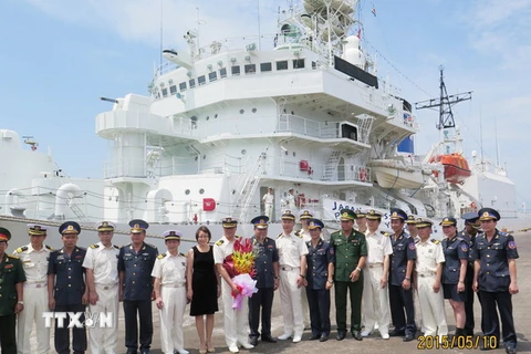 Tàu tuần tra Lực lượng Bảo vệ bờ biển Nhật Bản thăm Đà Nẵng