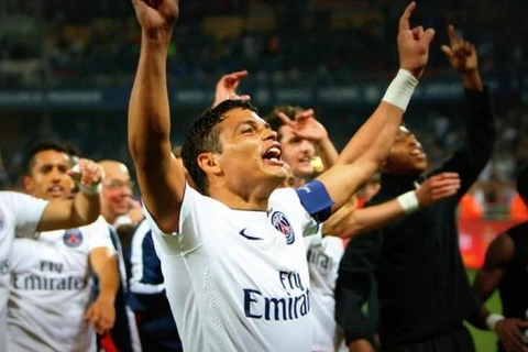 Paris Saint Germain đăng quang Ligue 1 mùa thứ 3 liên tiếp