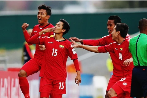 U20 Myanmar có bàn thắng từ sớm nhưng tiếc là để thua ngược. (Nguồn: Getty Images)