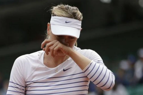 Maria Sharapova ngậm ngùi dừng bước. (Nguồn: Getty Images)
