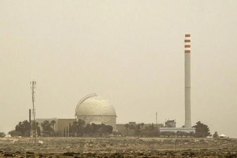Nhà máy điện hạt nhân Dimona của Israel trên sa mạc Negev miền nam. (Nguồn: AFP)