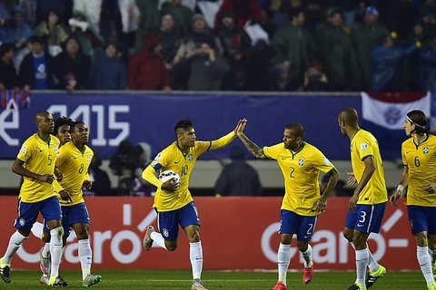 Neymar đã mang chiến thắng về cho Brazil. (Nguồn: AFP/Getty Images)