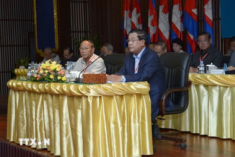 Thủ tướng Campuchia, Hun Sen. (Nguồn: Reuters)