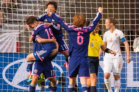 Tuyển nữ Nhật Bản vào tứ kết. (Nguồn: Getty Images)