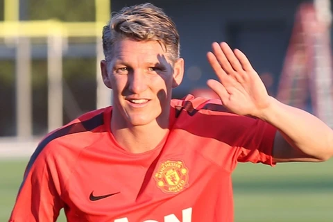 Bastian Schweinsteiger trong màu áo Manchester United. (Nguồn: Getty Images)
