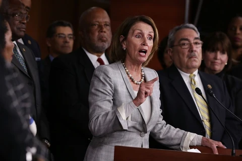 Bà Nancy Pelosi, lãnh đạo phe Dân chủ tại Hạ viện Mỹ. (Nguồn: Getty Images)